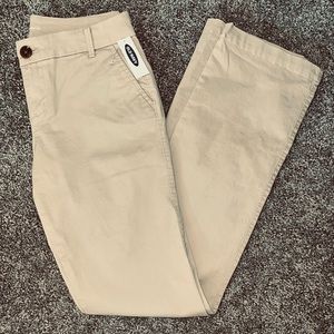 Old Navy Flare Khaki Pants Size 2